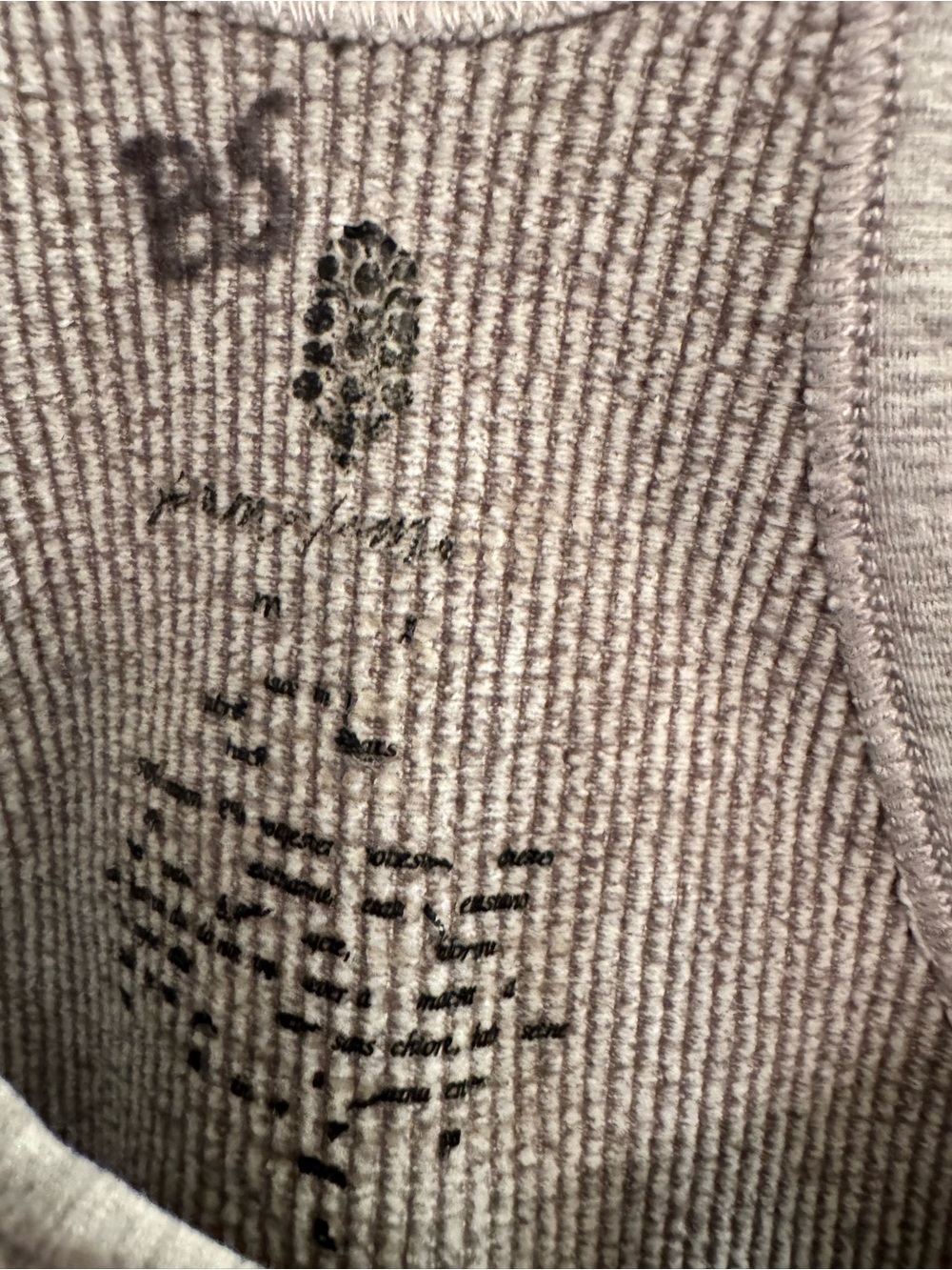 FP movement Light Gray Ribbed Racerback Cropped Tank - Picture 2 of 3